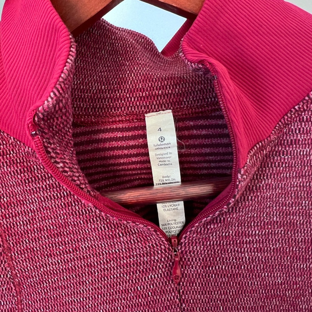 Lululemon Runderful Half Zip Long Sleeve Shirt - Picture 4 of 4
